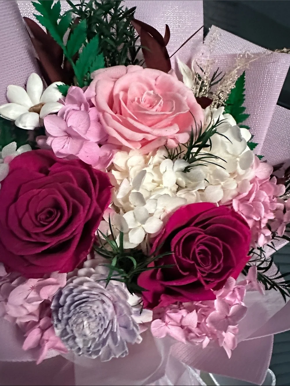💐 Romantic Pink & Fuchsia Floral Bouquet💐